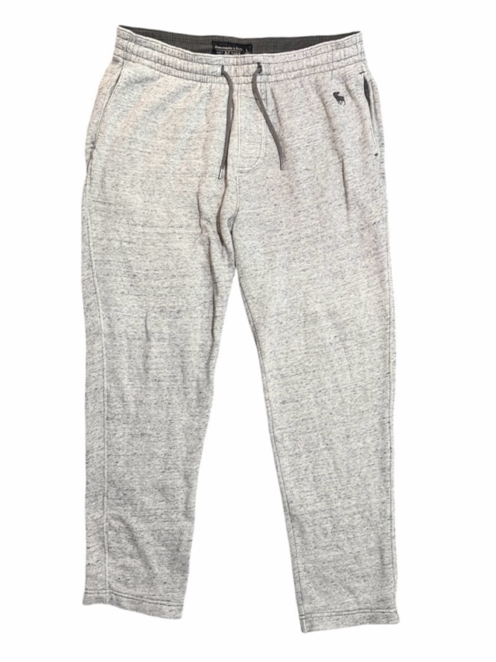 Abercrombie & Fitch Soft A&F Fleece Light Gray Men's Jogger Pants